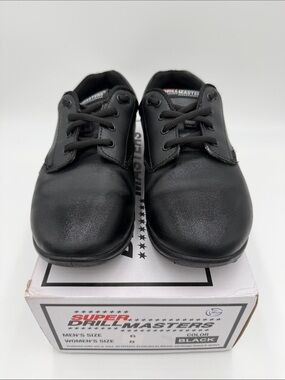 Super Drill Masters Unisex Black Moccasin Marching Band Shoes